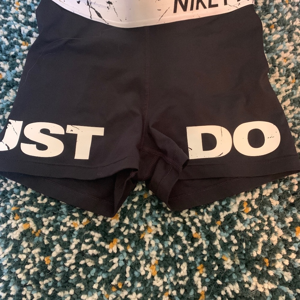 Nike Black Compression Shorts